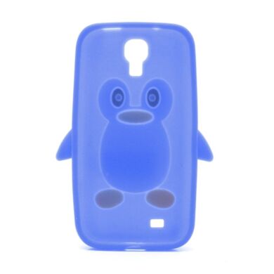 Силиконовая накладка Deexe Penguin Series для Samsung Galaxy S4 (i9500) - Blue
