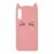 Силиконовый (TPU) чехол Deexe Cat 3D Series для Samsung Galaxy A50 (A505) - Pink