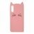 Силиконовый (TPU) чехол Deexe Cat 3D Series для Samsung Galaxy A50 (A505) - Pink