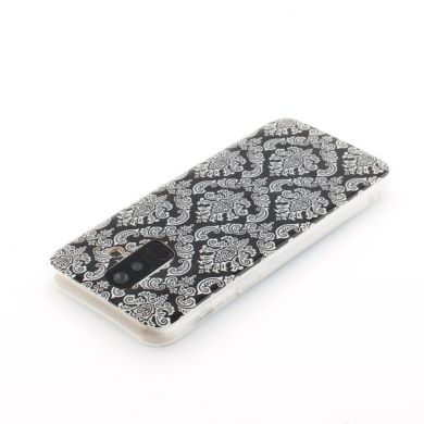 Силиконовый (TPU) чехол Deexe Life Style для Samsung Galaxy A6+ 2018 (A605) - Damask