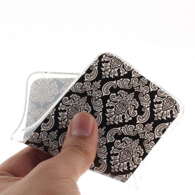 Силиконовый (TPU) чехол Deexe Life Style для Samsung Galaxy A6+ 2018 (A605) - Damask