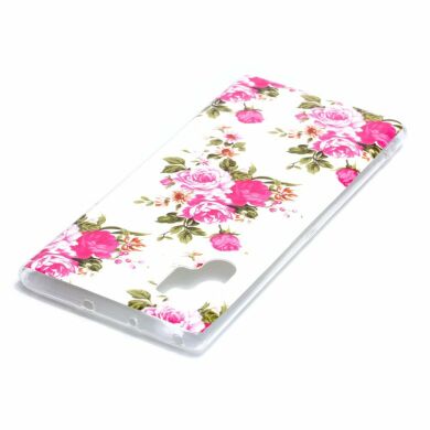 Силіконовий (TPU) чохол Deexe LumiCase для Samsung Galaxy Note 10+ (N975) - Vivid Flowers
