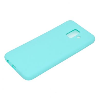 Силиконовый (TPU) чехол Deexe Matte Case для Samsung Galaxy A6 2018 (A600) - Light Blue