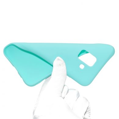 Силиконовый (TPU) чехол Deexe Matte Case для Samsung Galaxy A6 2018 (A600) - Light Blue