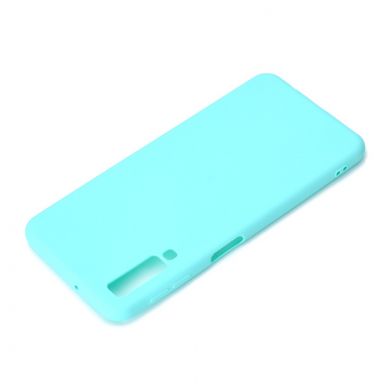 Силіконовий (TPU) чохол Deexe Matte Case для Samsung Galaxy A7 2018 (A750) - Baby Blue