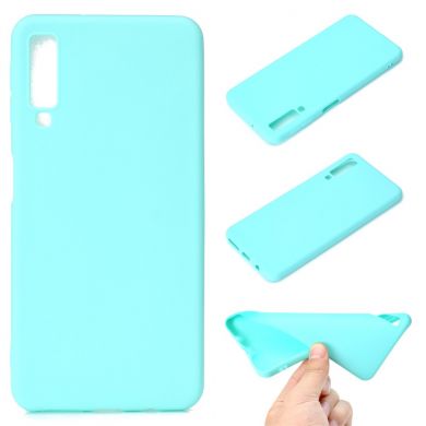 Силіконовий (TPU) чохол Deexe Matte Case для Samsung Galaxy A7 2018 (A750) - Baby Blue