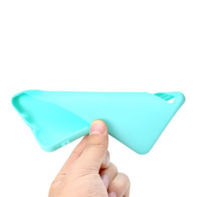 Силіконовий (TPU) чохол Deexe Matte Case для Samsung Galaxy A7 2018 (A750) - Baby Blue