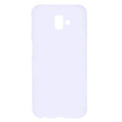 Силіконовий (TPU) чохол Deexe Matte Case для Samsung Galaxy J6+ (J610) - White