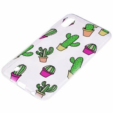 Силіконовий (TPU) чохол Deexe Pretty Glossy для Samsung Galaxy A10 (A105) - Cactus