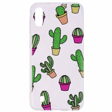 Силіконовий (TPU) чохол Deexe Pretty Glossy для Samsung Galaxy A10 (A105) - Cactus