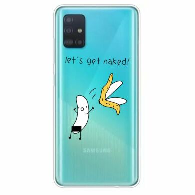 Силіконовий (TPU) чохол Deexe Pretty Glossy для Samsung Galaxy A51 (А515) - Banana