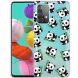 Силиконовый (TPU) чехол Deexe Pretty Glossy для Samsung Galaxy A73 (A736) - Pandas. Фото 1 из 4