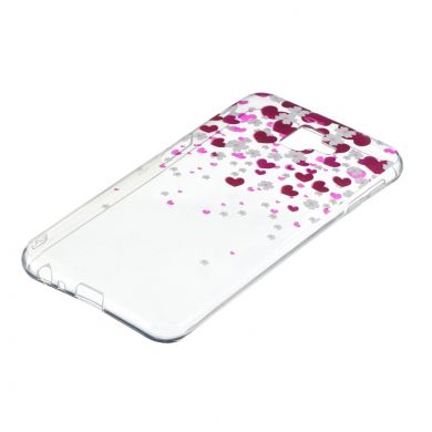 Силіконовий (TPU) чохол Deexe Pretty Glossy для Samsung Galaxy J6+ (J610), Hearts Printing TPU