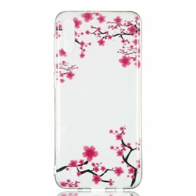 Силиконовый (TPU) чехол Deexe Pretty Glossy для Samsung Galaxy M10 (M105) - Vivid Flowers