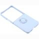 Силиконовый (TPU) чехол с кольцом Deexe Color Shell (FF) для Samsung Galaxy Flip 8 - Light Purple. Фото 4 из 5