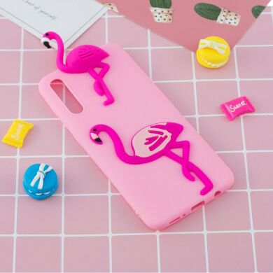 Силіконовий (TPU) чохол UniCase 3D Cartoon Pattern для Samsung Galaxy A50 (A505) / A30s (A307) / A50s (A507), Flamingo