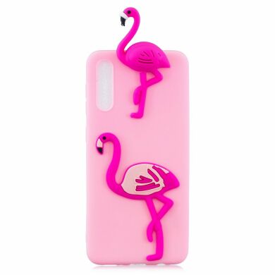 Силіконовий (TPU) чохол UniCase 3D Cartoon Pattern для Samsung Galaxy A50 (A505) / A30s (A307) / A50s (A507), Flamingo