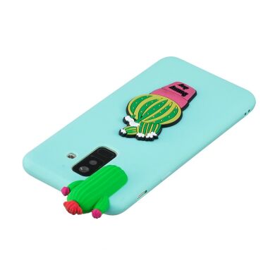 Силіконовий (TPU) чохол UniCase 3D Cartoon Pattern для Samsung Galaxy A6+ 2018 (A605), Cactus