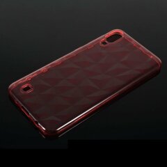 Силиконовый (TPU) чехол UniCase 3D Diamond Grain для Samsung Galaxy M10 (M105) - Watermelon Red