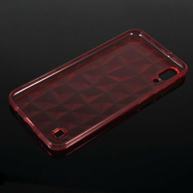 Силиконовый (TPU) чехол UniCase 3D Diamond Grain для Samsung Galaxy M10 (M105) - Watermelon Red