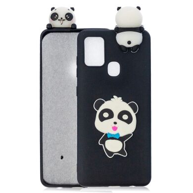 Силиконовый (TPU) чехол UniCase 3D Pattern для Samsung Galaxy M31 (M315) - Smile Panda