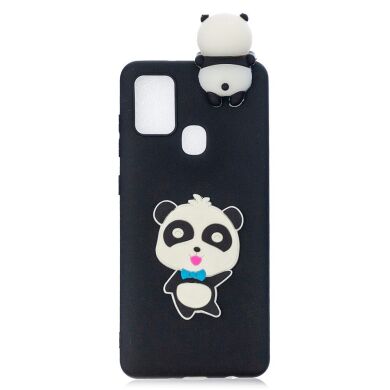 Силиконовый (TPU) чехол UniCase 3D Pattern для Samsung Galaxy M31 (M315) - Smile Panda
