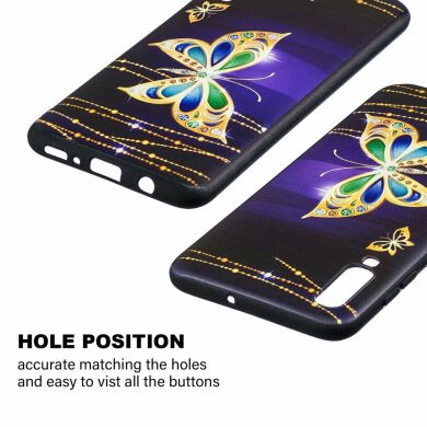 Силіконовий (TPU) чохол UniCase Color Style для Samsung Galaxy A70 (A705) - Diamante Butterfly