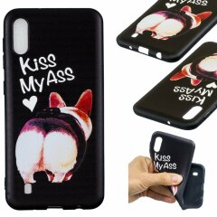 Силіконовий (TPU) чохол UniCase Color Style для Samsung Galaxy M10 - Kiss My Ass