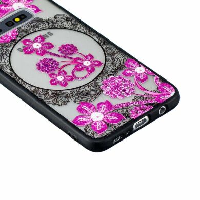 Силиконовый (TPU) чехол UniCase Shiny Flowers для Samsung Galaxy S10e (G970) - Pink Flower