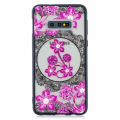 Силиконовый (TPU) чехол UniCase Shiny Flowers для Samsung Galaxy S10e (G970) - Pink Flower