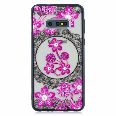 Силіконовий (TPU) чохол UniCase Shiny Flowers для Samsung Galaxy S10e (G970) - Pink Flower