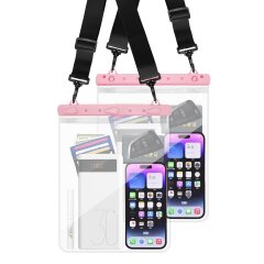 Влагозащитный чехол Deexe Waterproof Dry Case - Pink