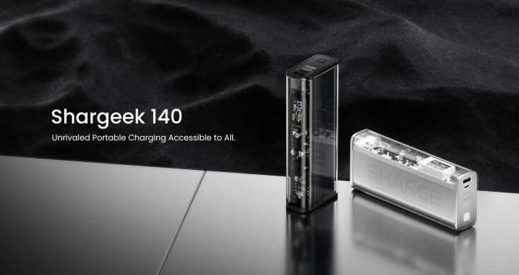 Внешний аккумулятор Sharge Shargeek 140 140W (20000mAh) - Black