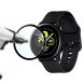 Защитное стекло Deexe 3D Full Cover для Samsung Galaxy Watch Active 2 40mm - Black. Фото 4 из 5