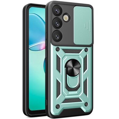 Защитный чехол Deexe Armor Shield для Samsung Galaxy S26 - Green