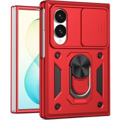 Защитный чехол Deexe Armor Shield (FF) для Samsung Galaxy Fold 8 - Red