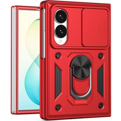 Защитный чехол Deexe Armor Shield (FF) для Samsung Galaxy Fold 8 - Red