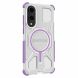 Защитный чехол Deexe Clear Bibercas для Samsung Galaxy S25 Edge (S937) - Purple. Фото 3 из 7