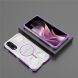 Защитный чехол Deexe Clear Bibercas для Samsung Galaxy S25 Edge (S937) - Purple. Фото 7 из 7