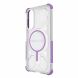 Защитный чехол Deexe Clear Bibercas для Samsung Galaxy S25 Edge (S937) - Purple. Фото 4 из 7