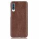 Захисний чохол Deexe Croco Style для Samsung Galaxy A50 (A505) - Brown