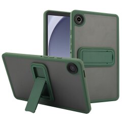 Защитный чехол Deexe Crystal Kickstand для Samsung Galaxy Tab A9 (X110/115) - Green