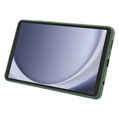 Защитный чехол Deexe Crystal Kickstand для Samsung Galaxy Tab A9 (X110/115) - Green