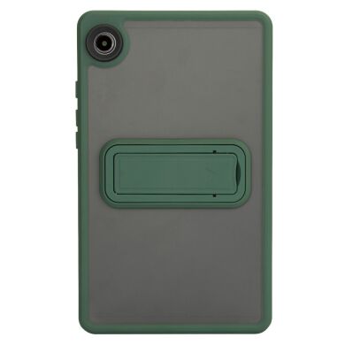 Защитный чехол Deexe Crystal Kickstand для Samsung Galaxy Tab A9 (X110/115) - Green
