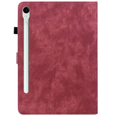 Защитный чехол Deexe Cute Tiger для Samsung Galaxy Tab S11 (X730/X736) - Red