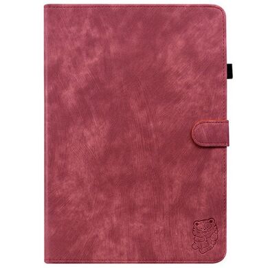 Защитный чехол Deexe Cute Tiger для Samsung Galaxy Tab S11 (X730/X736) - Red