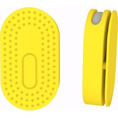 Защитный чехол Deexe Easy Stick для Samsung Galaxy SmartTag 2 - Yellow