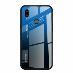 Защитный чехол Deexe Gradient Color для Samsung Galaxy A10s (A107) - Blue/Black