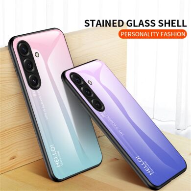 Захисний чохол Deexe Gradient Color для Samsung Galaxy S26 Plus - Red / Black