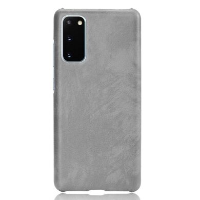 Захисний чохол Deexe Leather Back Cover для Samsung Galaxy S20 FE (G780) - Grey